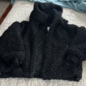 Coat with removable hood